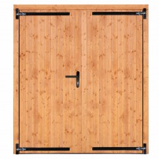 Dubbele dichte deur Red class wood 185x205 cm